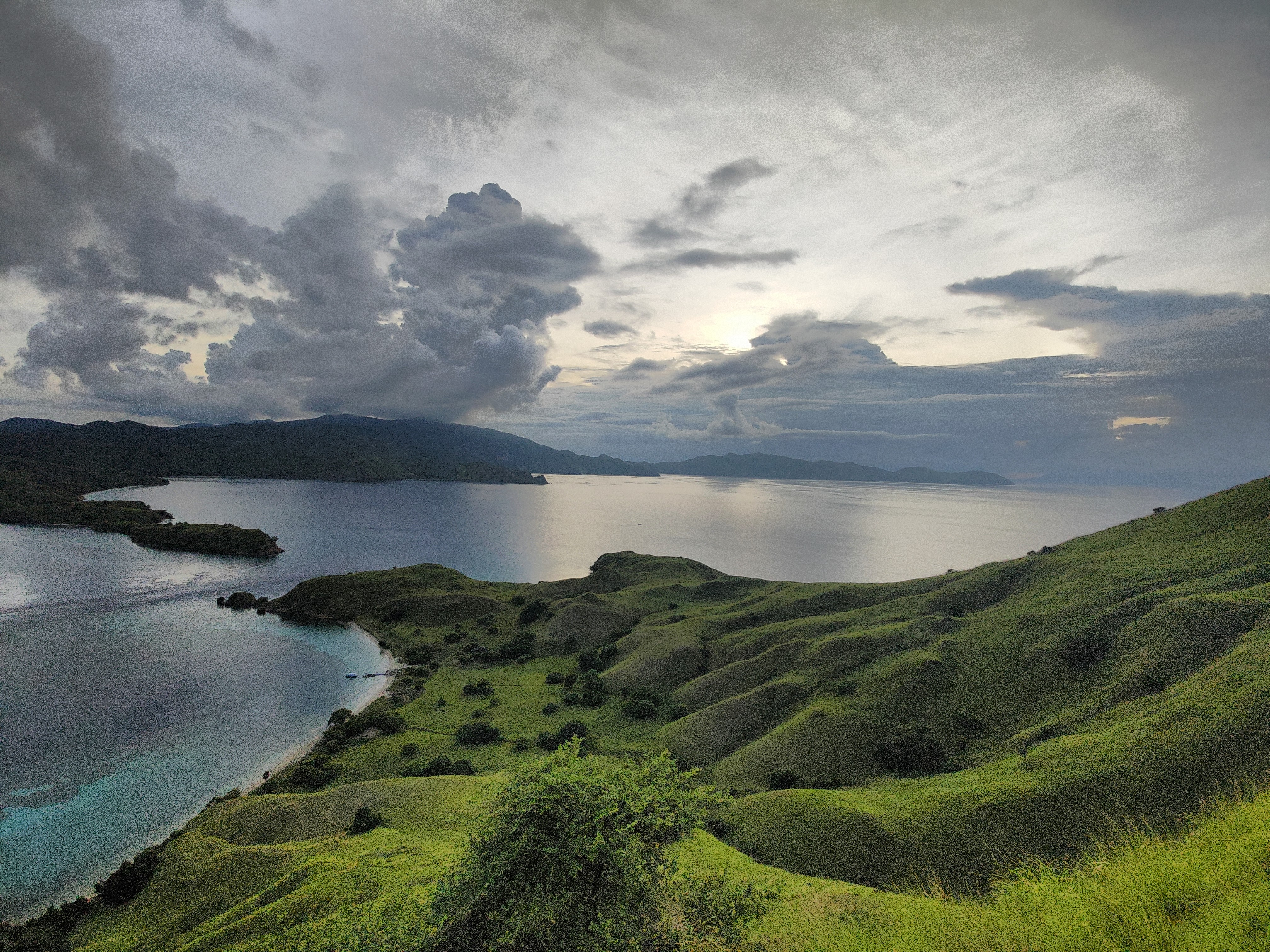 A bay in the Komodo sea